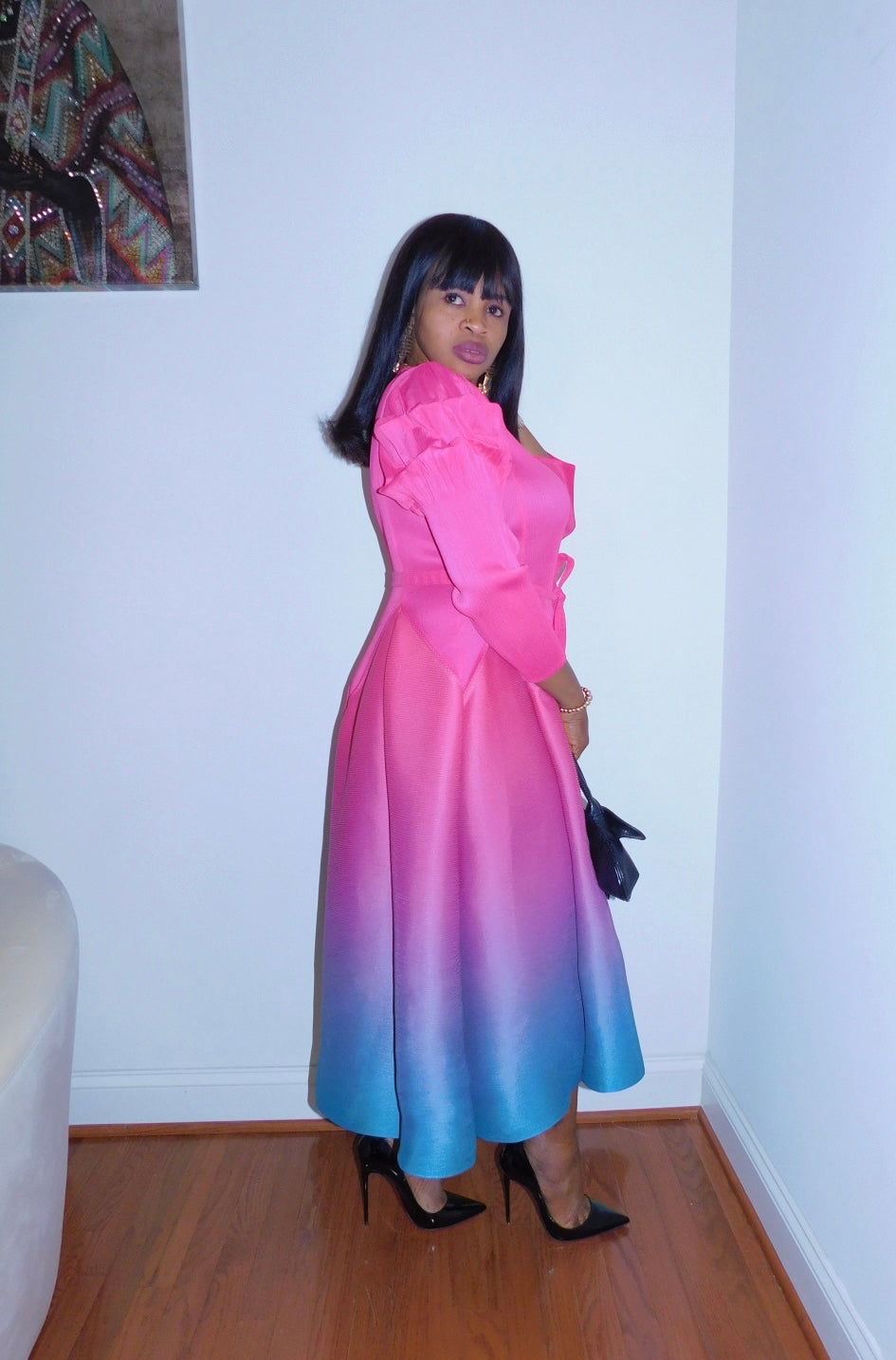 Eniola Plisse Dress