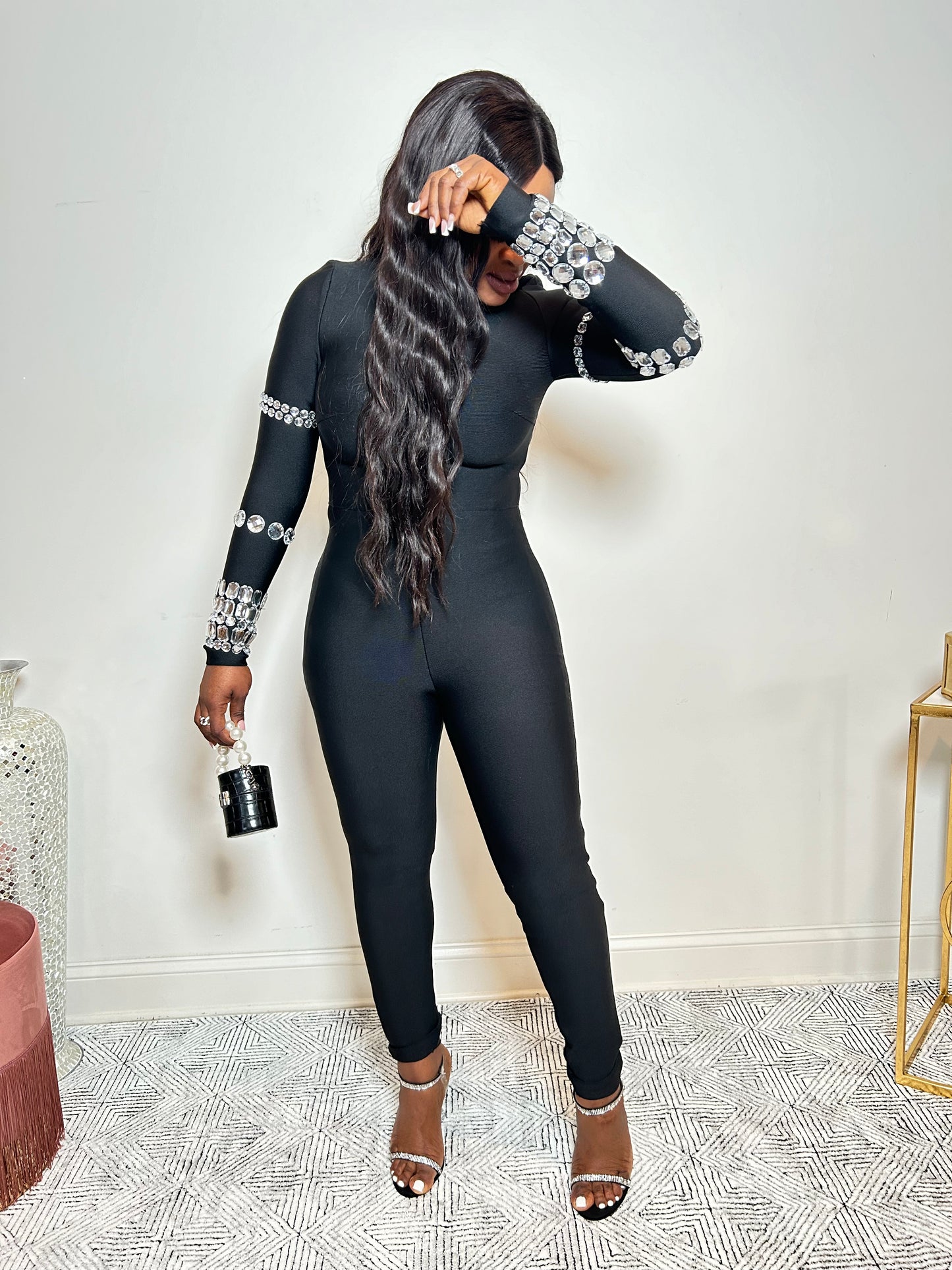 Rich Moment Bandage Jumpsuit