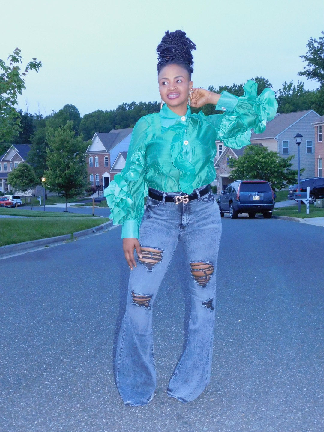 Dramatic Sleeves Shirt