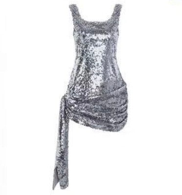 Silver shinny Dress